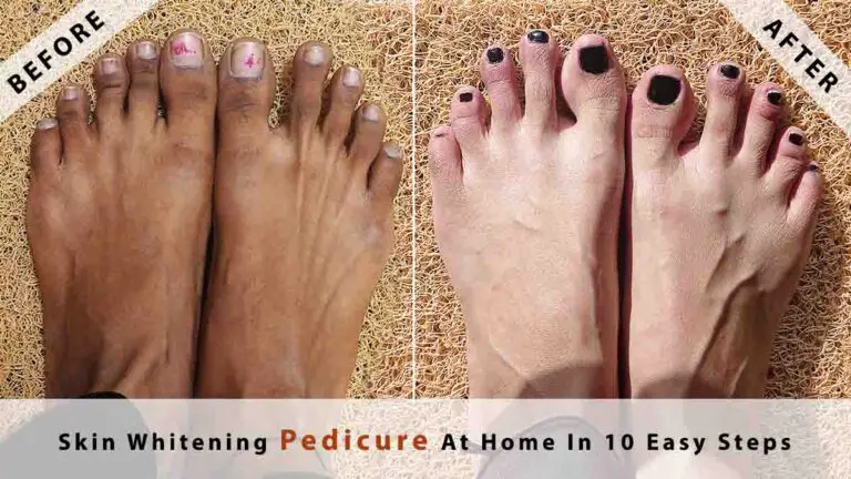 pedicure before and after