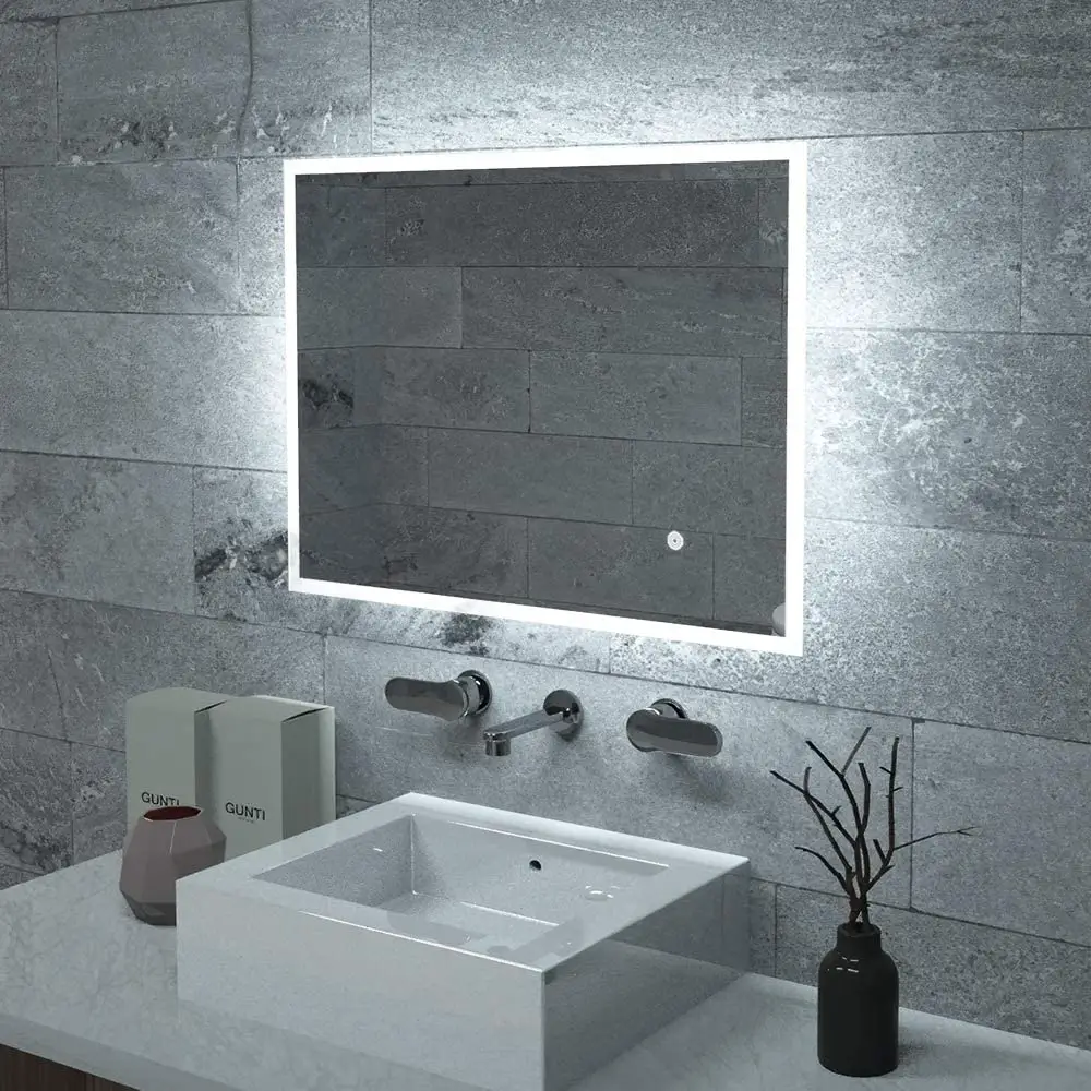 Bathroom Wall-Mounted Backlit Vanity Mirror