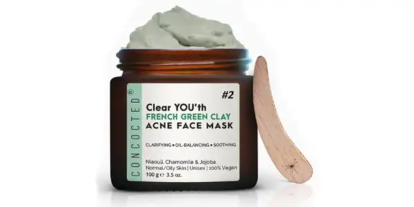 CONCOCTED Clear YOU'th French Green Clay Acne & Oil Control Face Mask