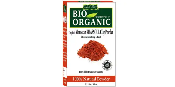 INDUS VALLEY Bio Organic 100% Natural Original Premium Quality Moroccan Rhassoul Clay Powder