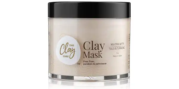 The Clay Care - Clay Mask Multani Mitti with Tulsi and Turmeric