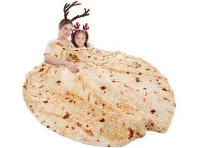 Giant Funny Realistic Food Throw Blanket