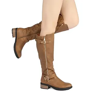 Women's-Best-Wide-Calf-Comfortable-Winter-Knee-High-Boots