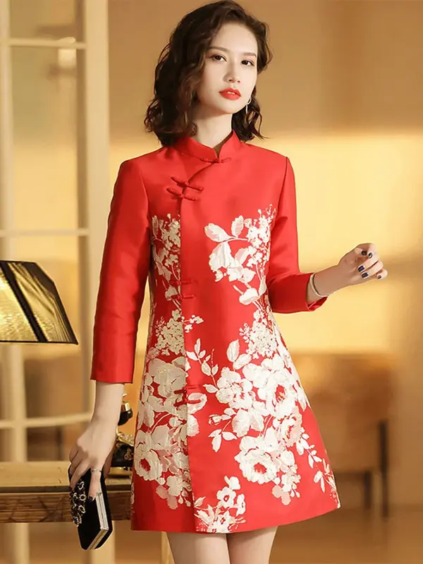 Classic China Red Cheongsam