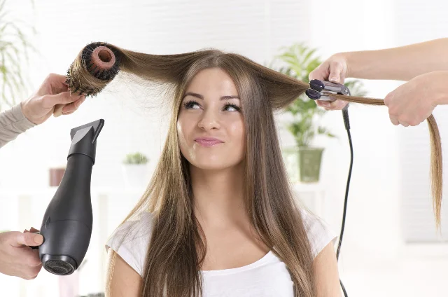 Avoid using styling tools on your hair