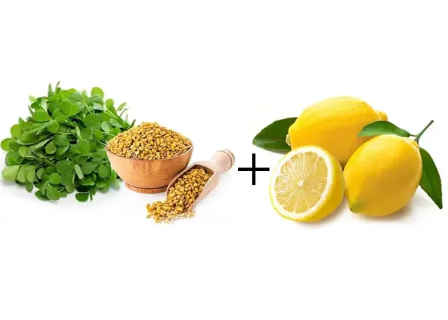 Fenugreek + Lemon for Dandruff & Hair Fall