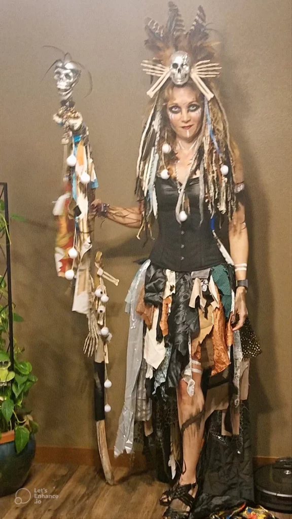 Voodoo Priestess Halloween Costume