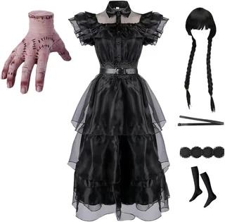 Wednesday Addams Dress Halloween Costumes