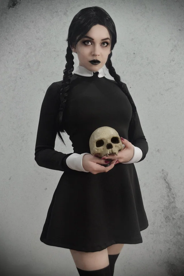 Wednesday Addams Halloween Costume