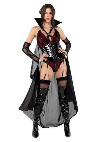 womens playboy vampire costume