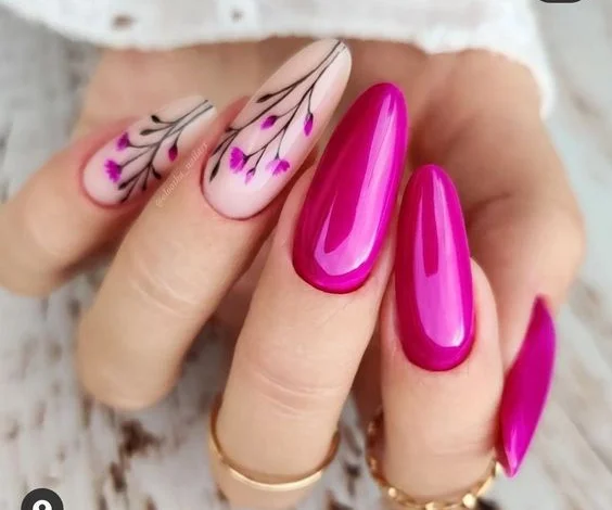 fancy vine nail designs
