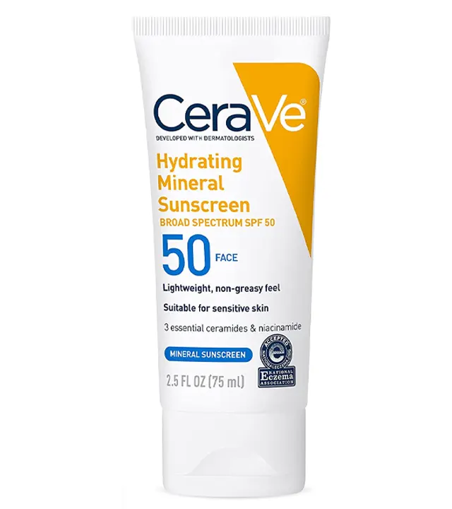 CeraVe 100% Mineral Sunscreen SPF 50