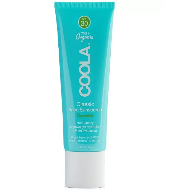 Coola Classic Face Organic Sunscreen Lotion SPF 30 - Cucumber