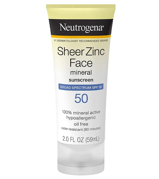 Neutrogena Sheer Zinc Oxide Dry-Touch Mineral Face Sunscreen