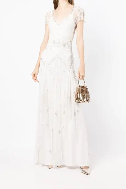 crystal-embellished gown from JENNY PACKHAM