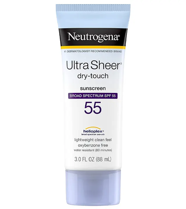 Neutrogena Ultra Sheer Dry-Touch Sunscreen Lotion, Broad Spectrum SPF 55
