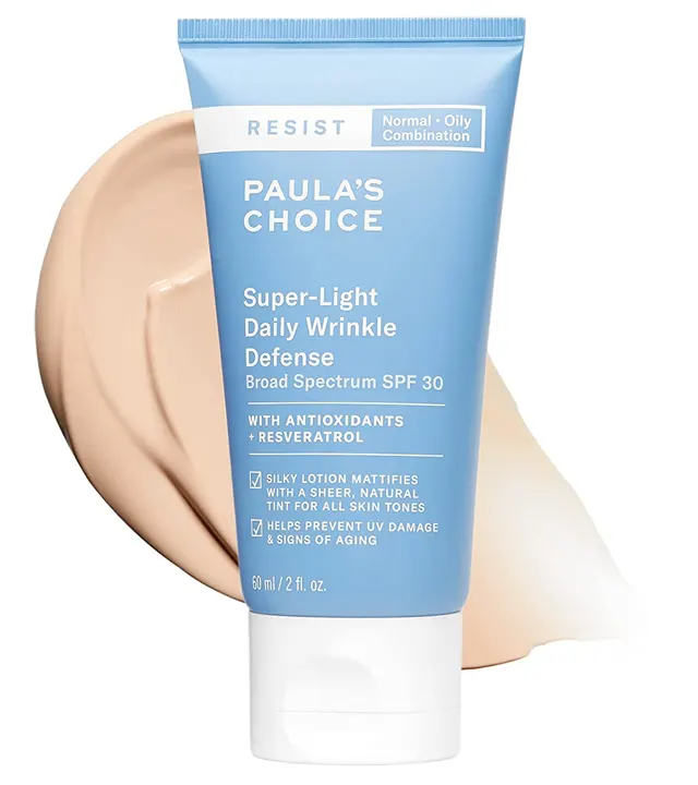 Paula's Choice RESIST Super-Light Daily Wrinkle Defense SPF 30 Matte Tinted Face Moisturizer