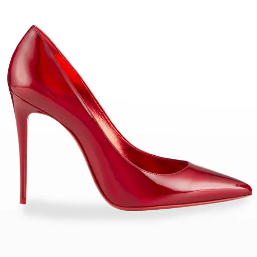 Pointed-Toe Red Sole High-Heel