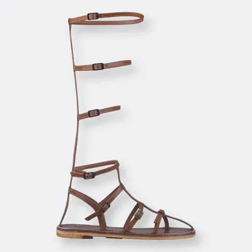 Streep Strappy Knee High Gladiator Sandal