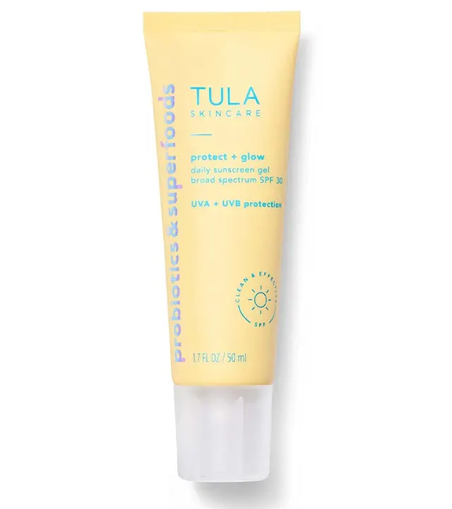 TULA Skin Care Protect + Glow Daily Sunscreen Gel Broad Spectrum SPF 30