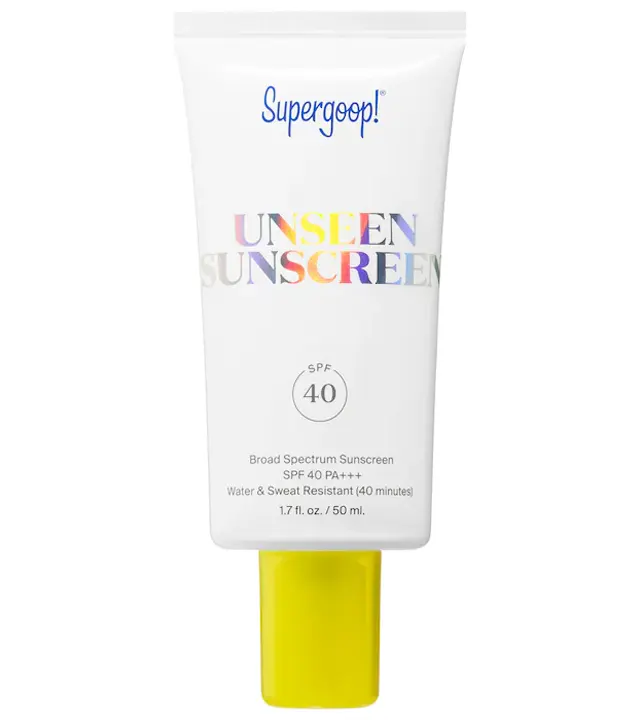 totally invisible, weightless, scentless, and makeup-gripping daily primer with SPF 40