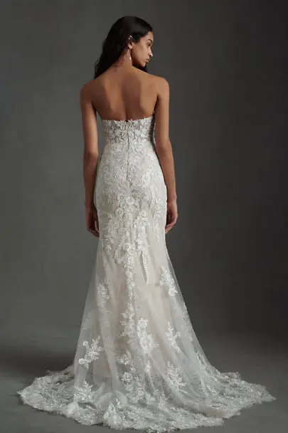 All-Over Lace Wedding Gown